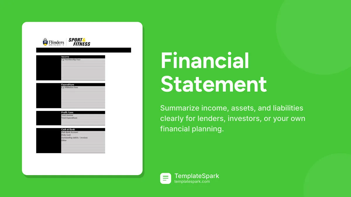 Financial Statement Financial Statement
