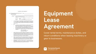 Equipment Lease Agreement
