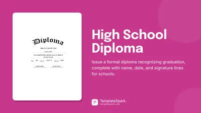 High School Diploma