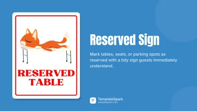 Reserved Sign