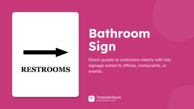 Bathroom Sign