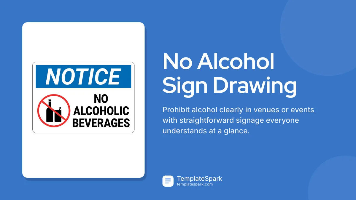 No Alcohol Sign Drawing No Alcohol Sign Drawing