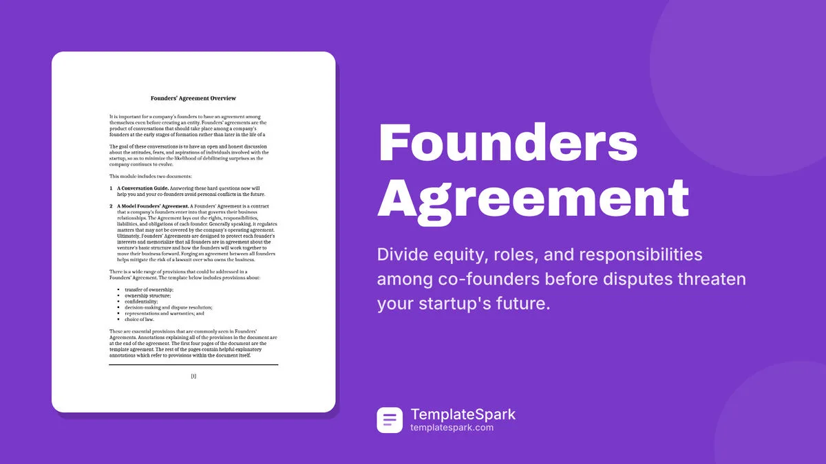 Founders Agreement