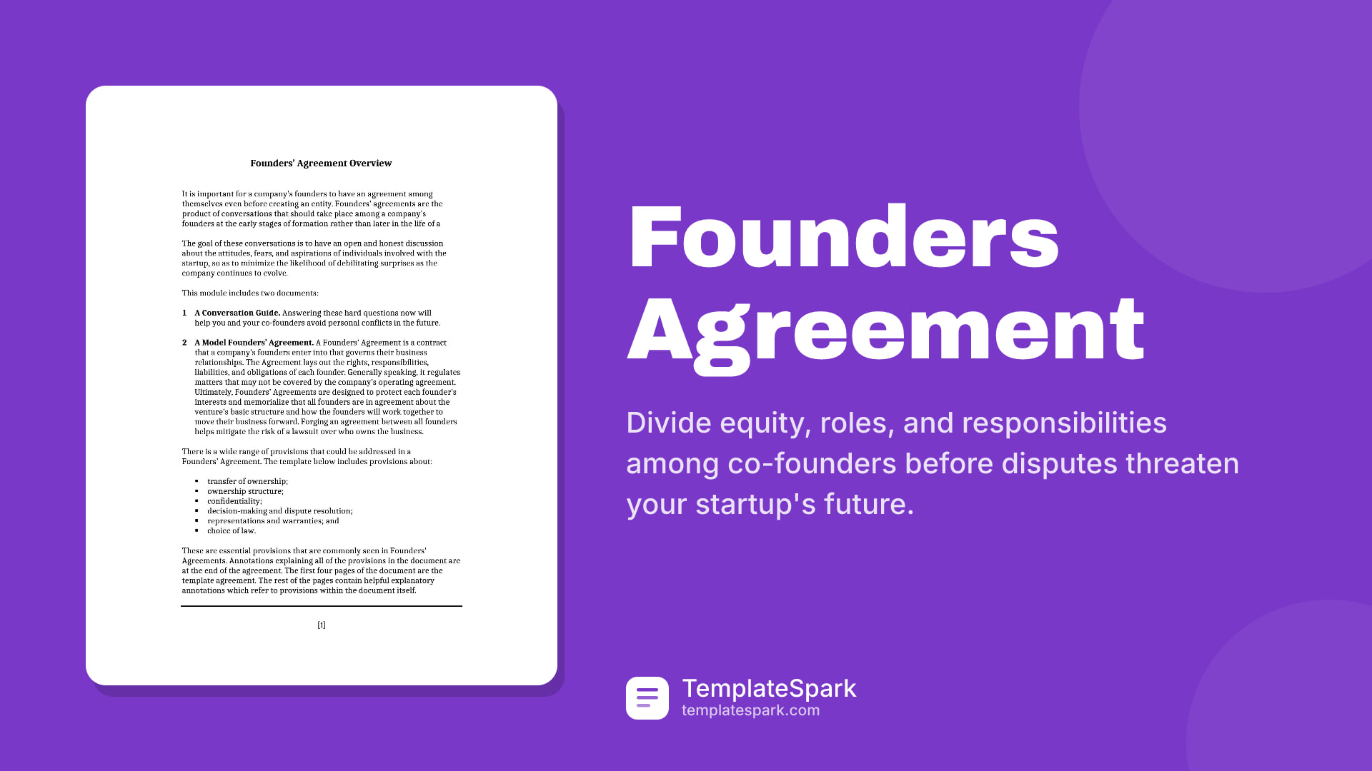Founders Agreement