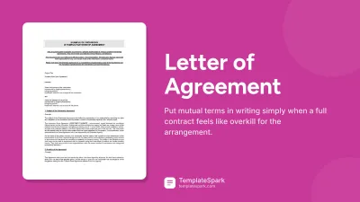 Letter of Agreement