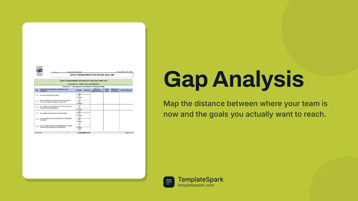 Gap Analysis Gap Analysis