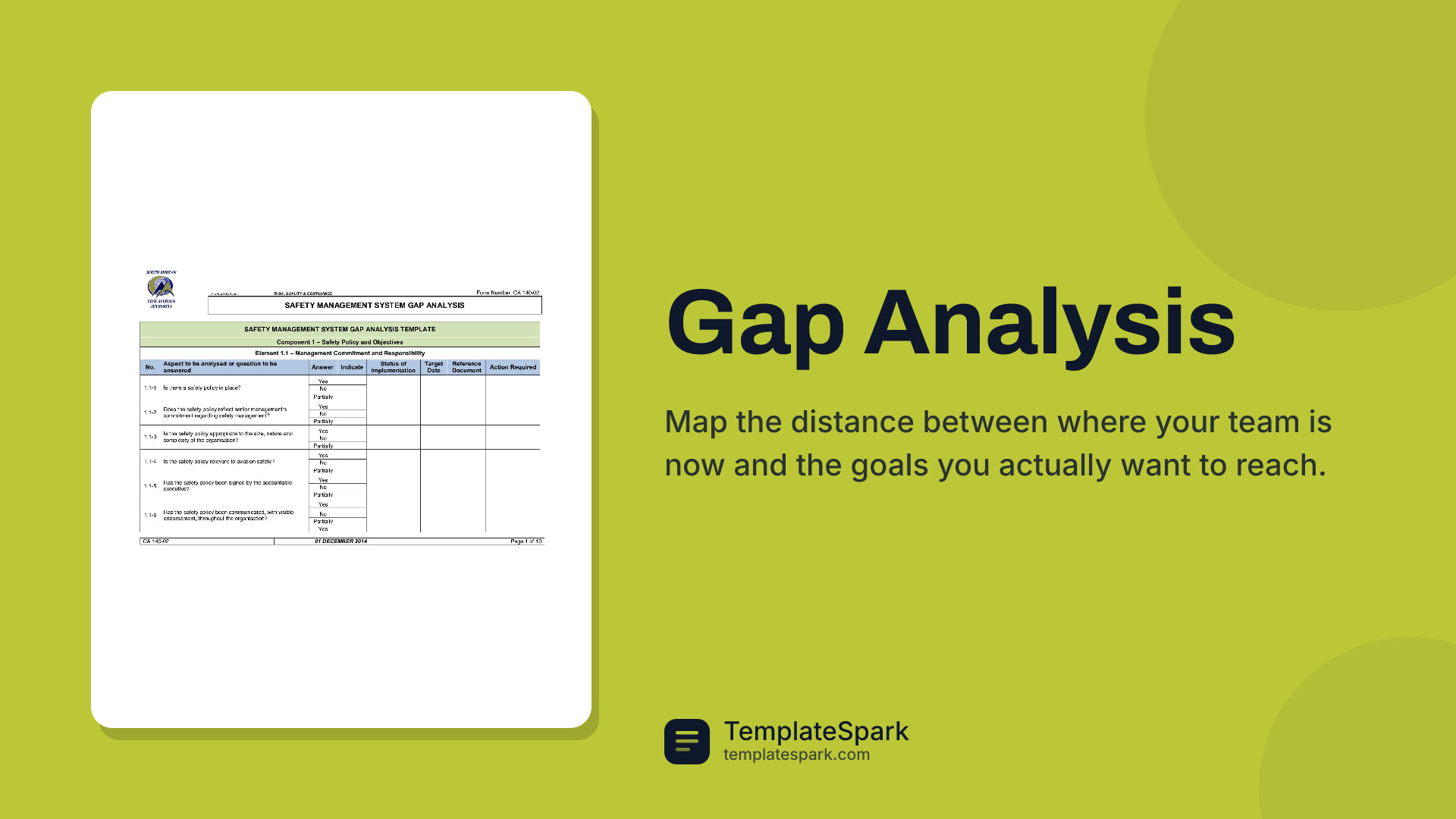 Gap Analysis preview