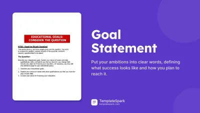 Goal Statement