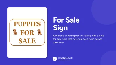 For Sale Sign