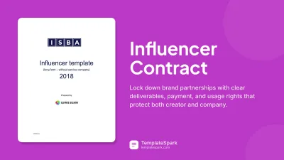 Influencer Contract