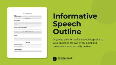 Informative Speech Outline