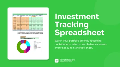 Investment Tracking Spreadsheet preview
