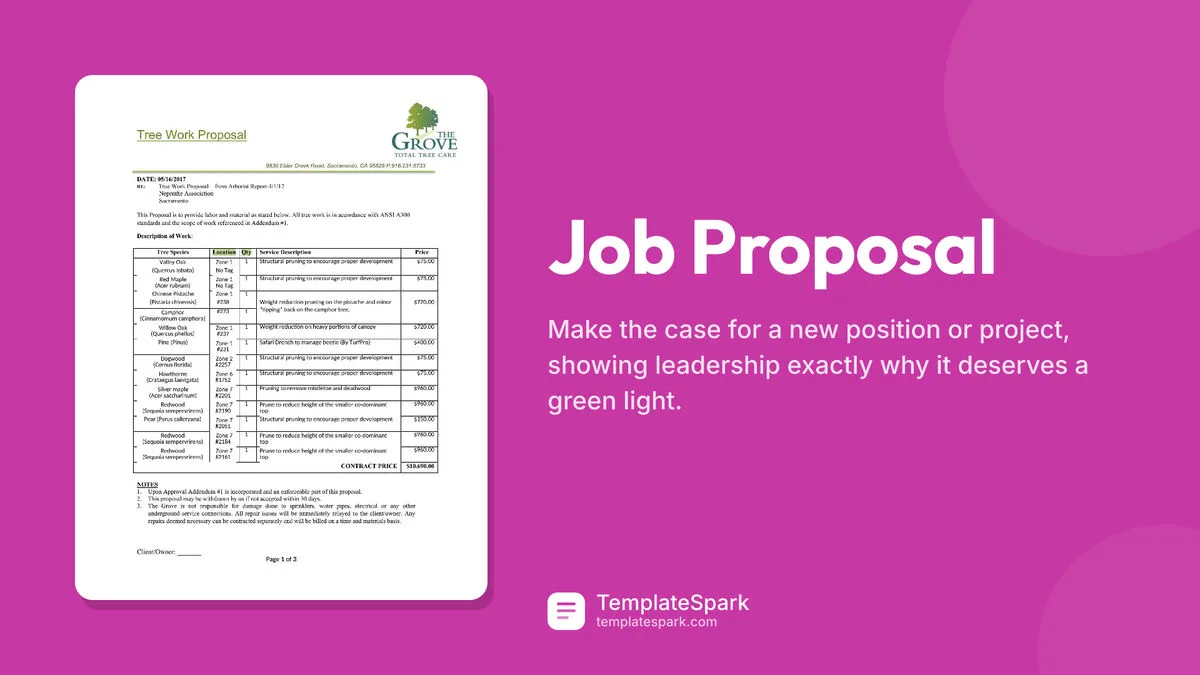 Job Proposal Job Proposal