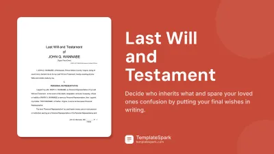 Last Will and Testament
