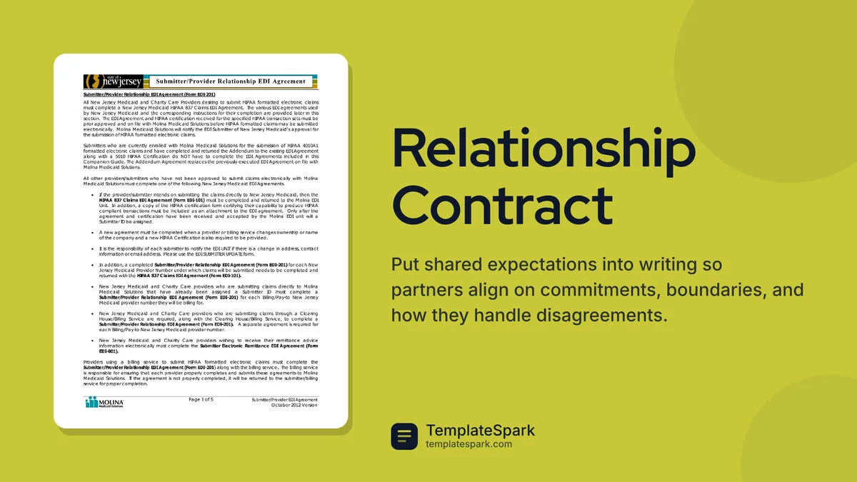 Relationship Contract