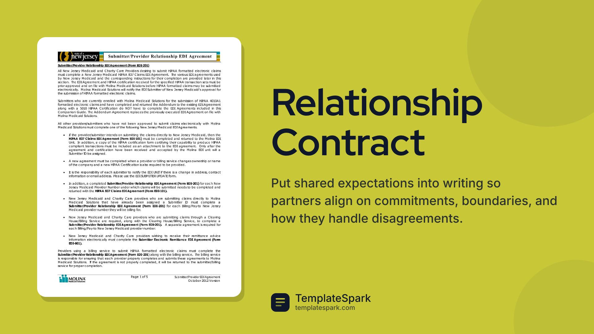 Relationship Contract