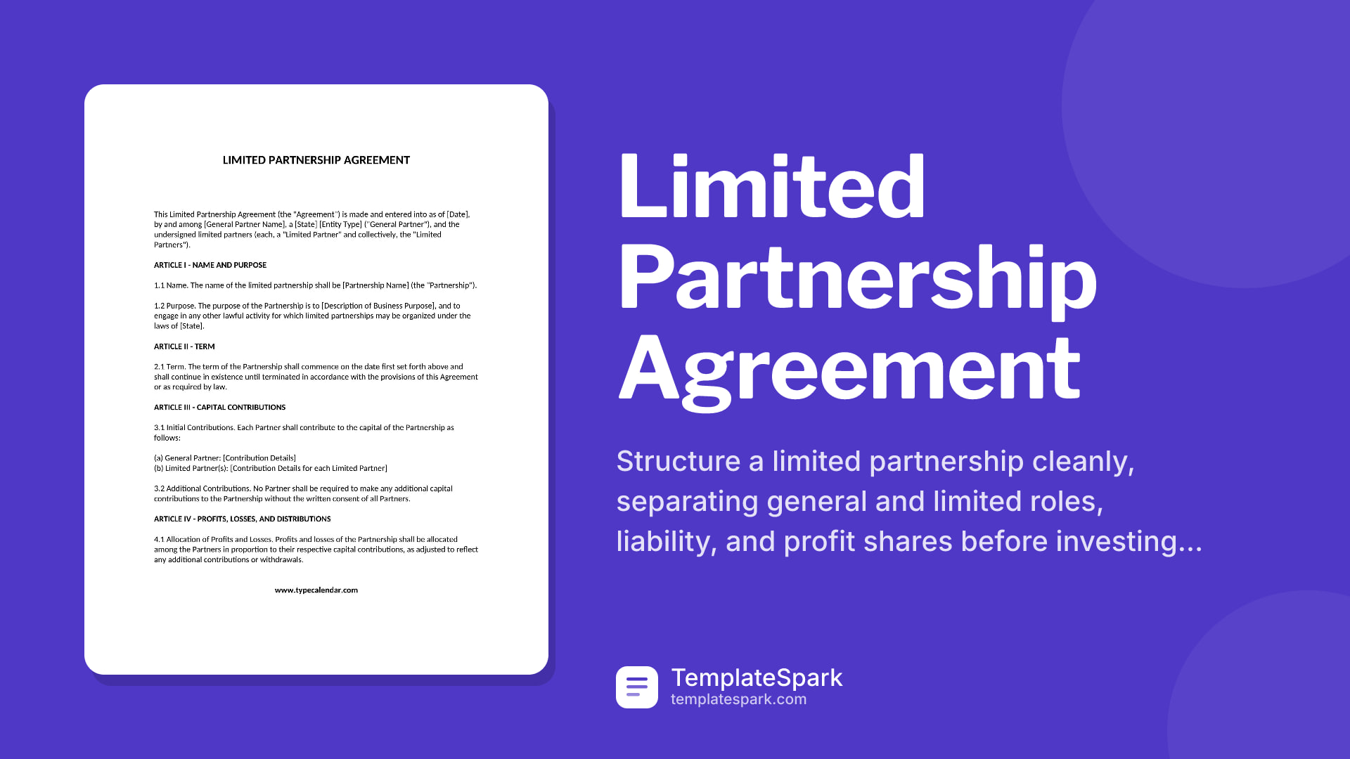 Limited Partnership Agreement