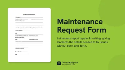 Maintenance Request Form