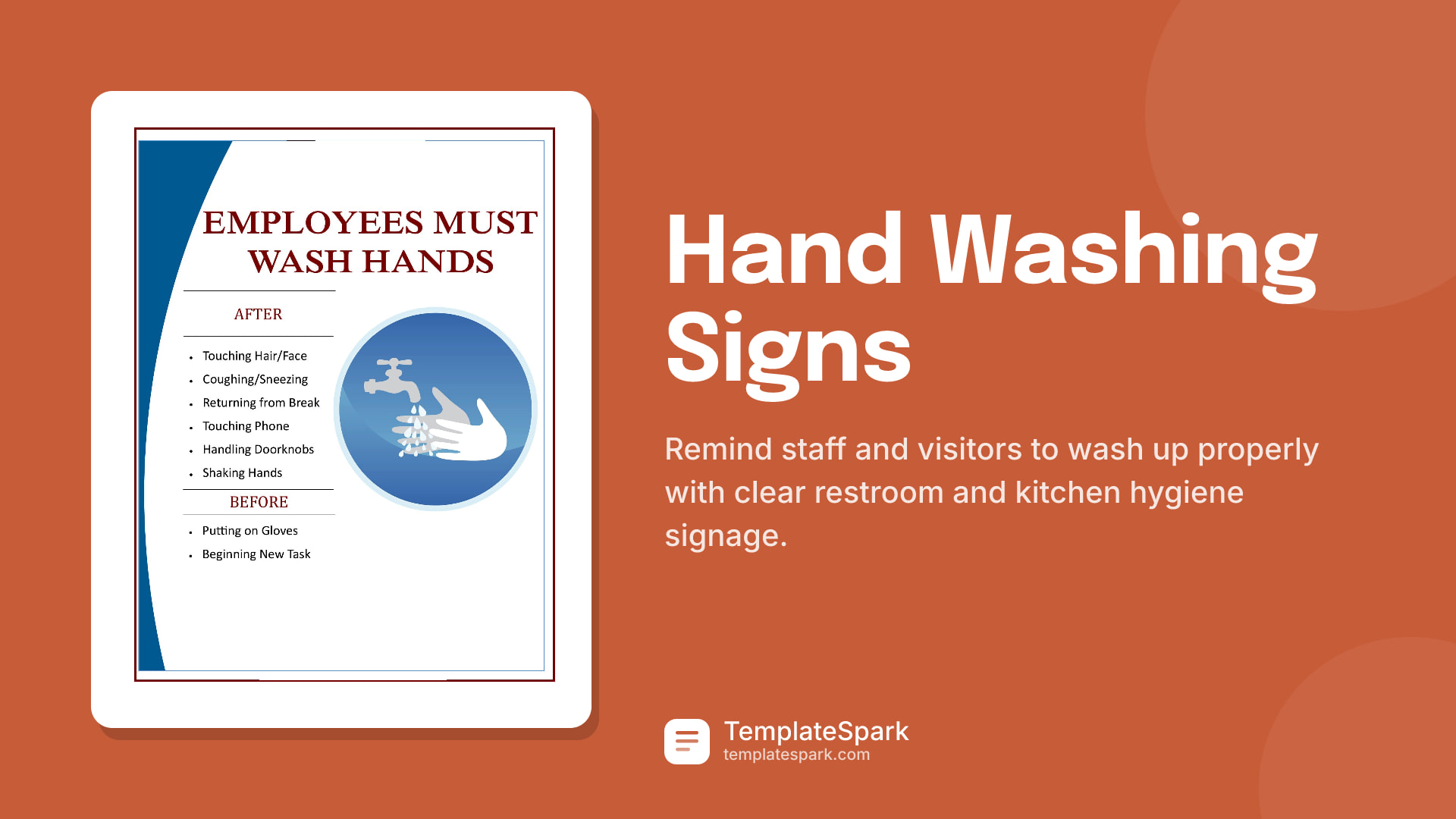 Hand Washing Signs