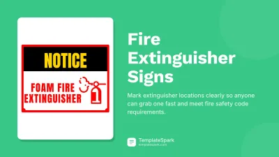 Fire Extinguisher Signs
