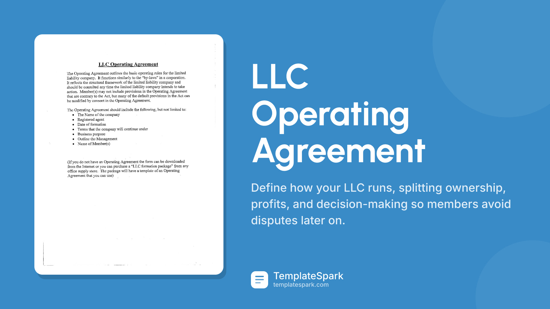 LLC Operating Agreement