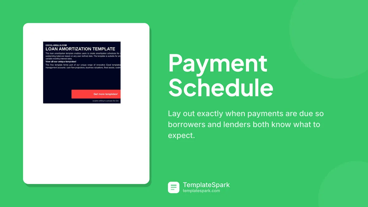Payment Schedule Payment Schedule