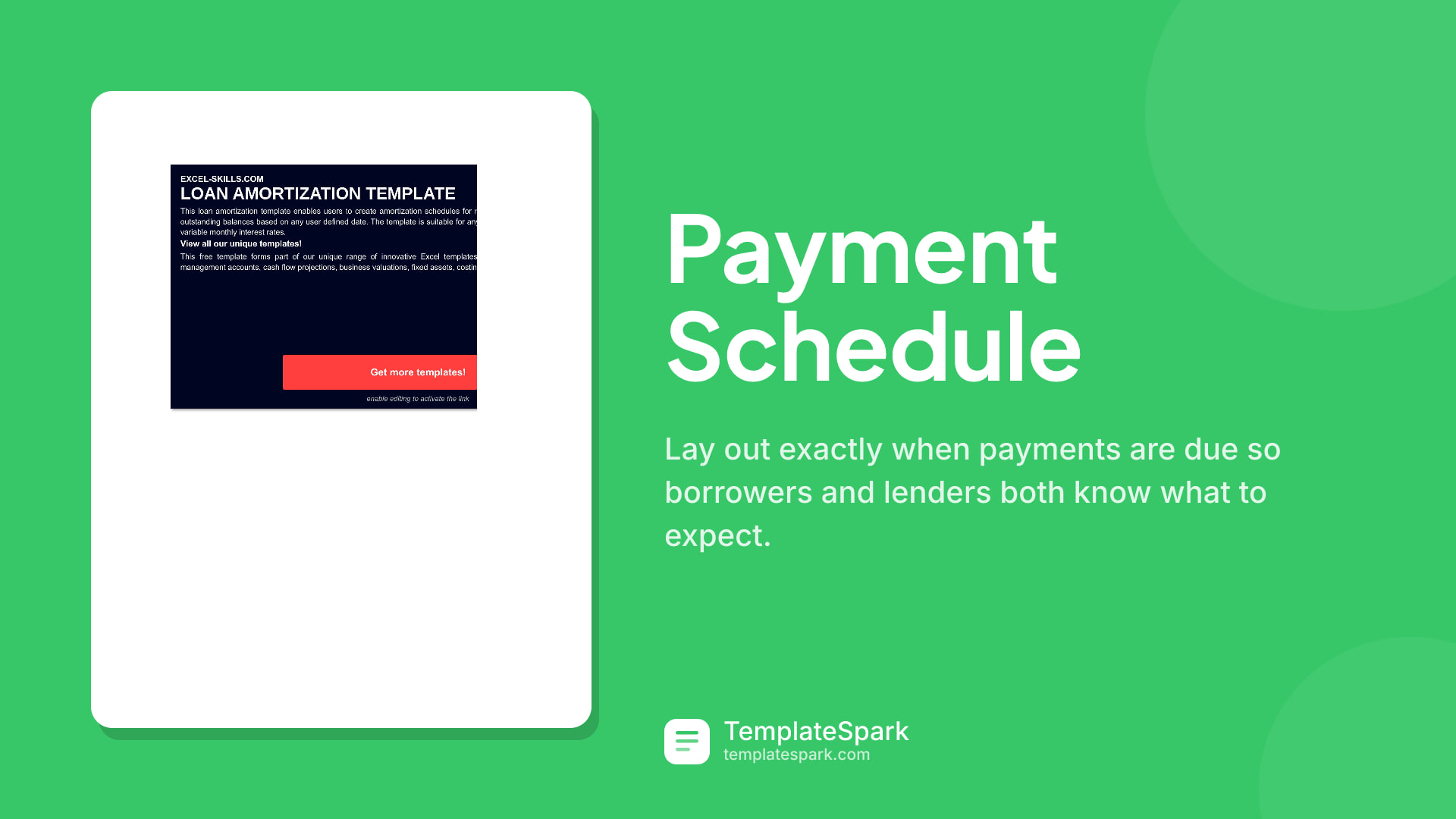Payment Schedule