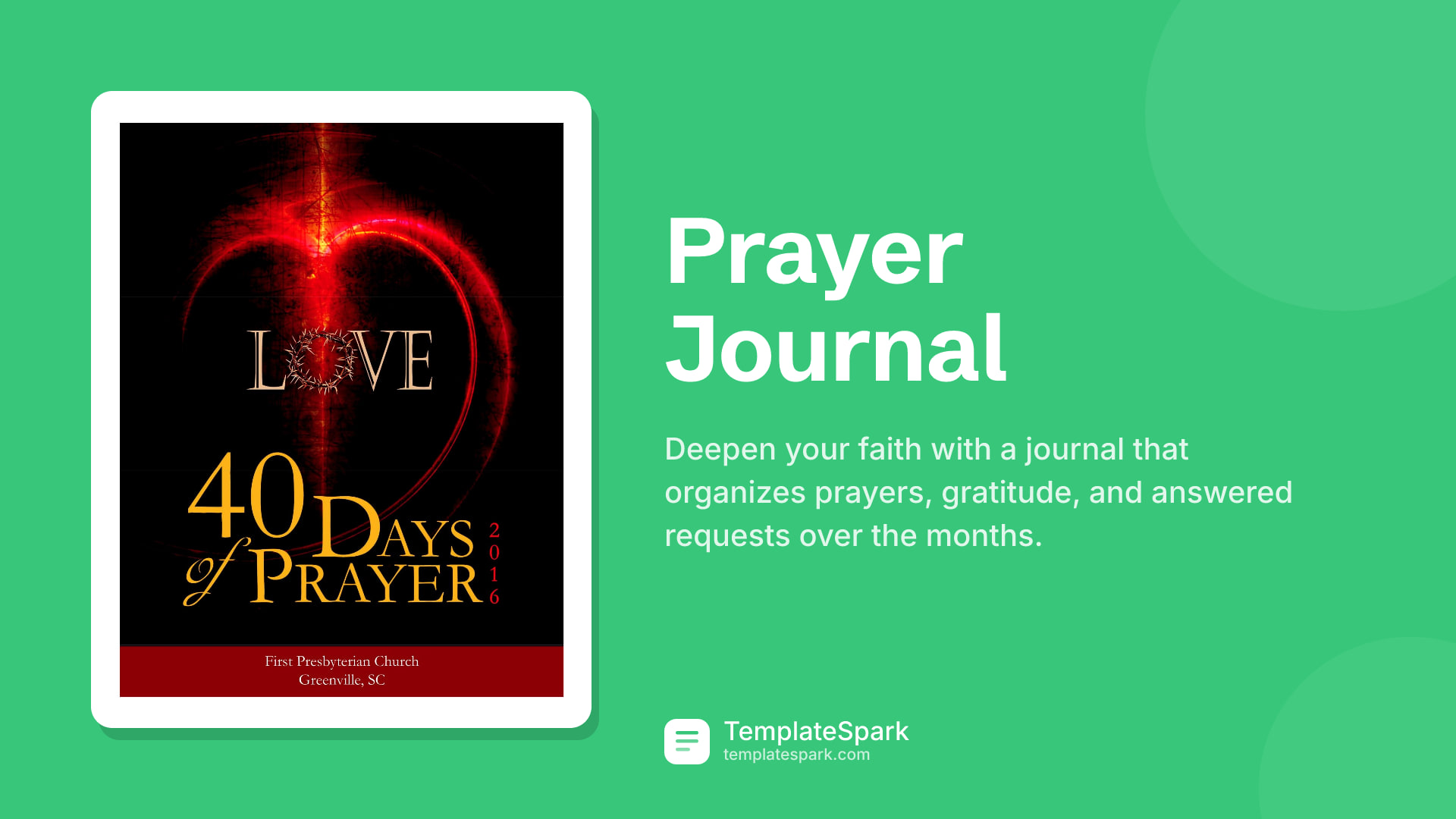 Prayer Journal