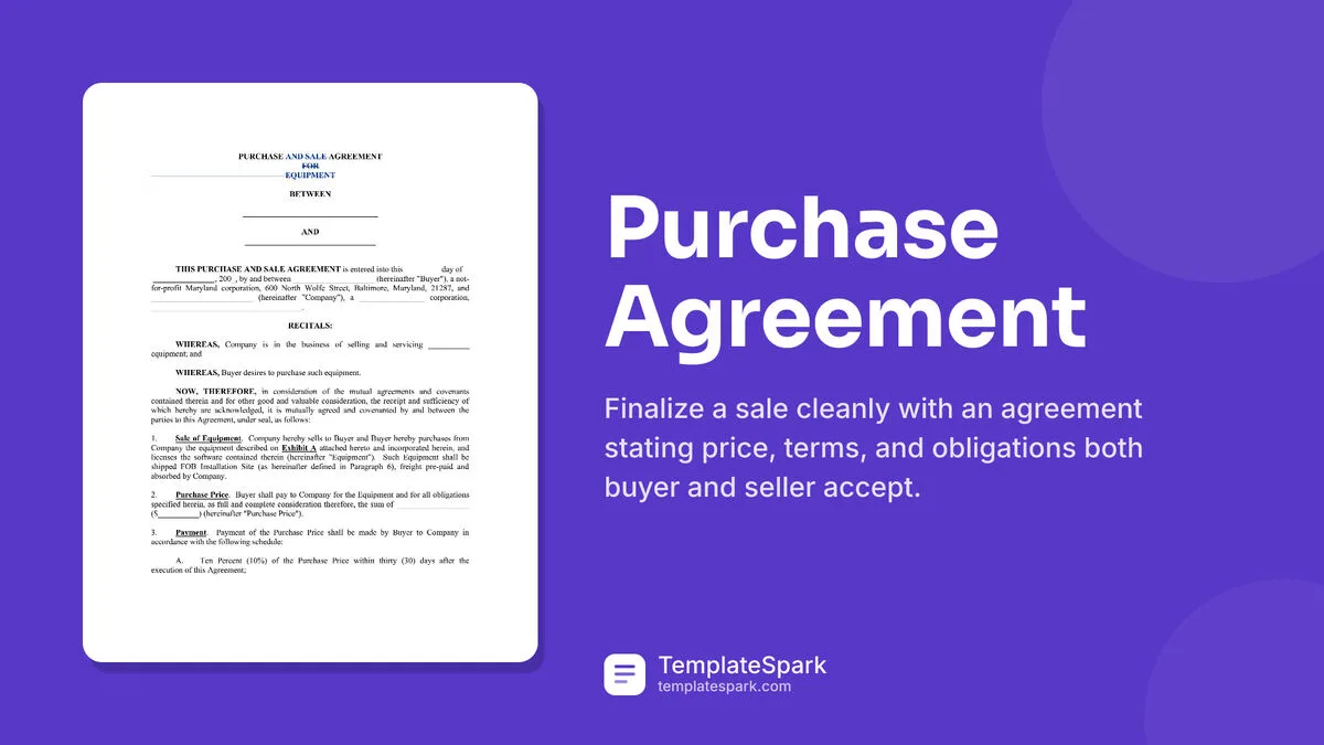 Purchase Agreement Purchase Agreement