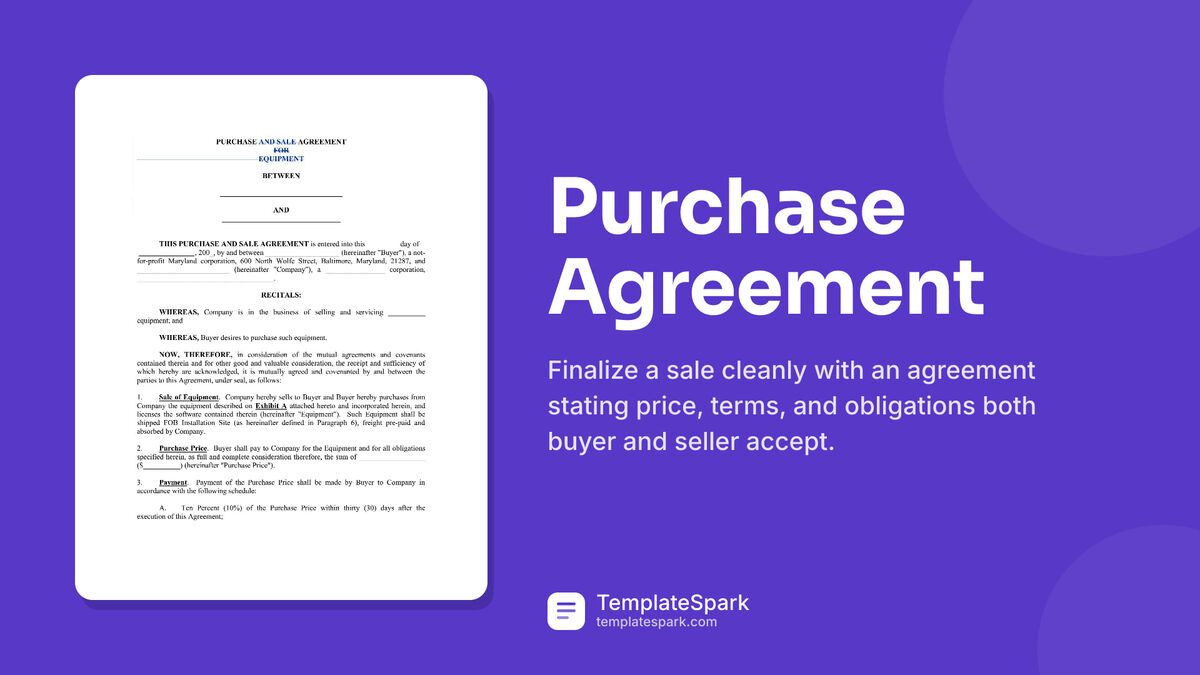 Purchase Agreement