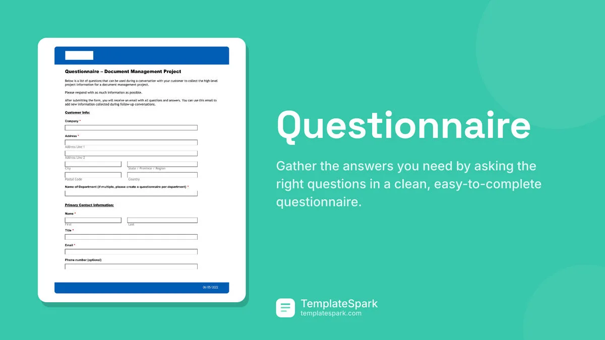 Questionnaire Questionnaire