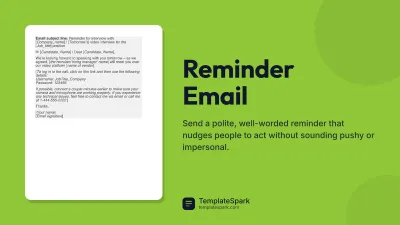 Reminder Email