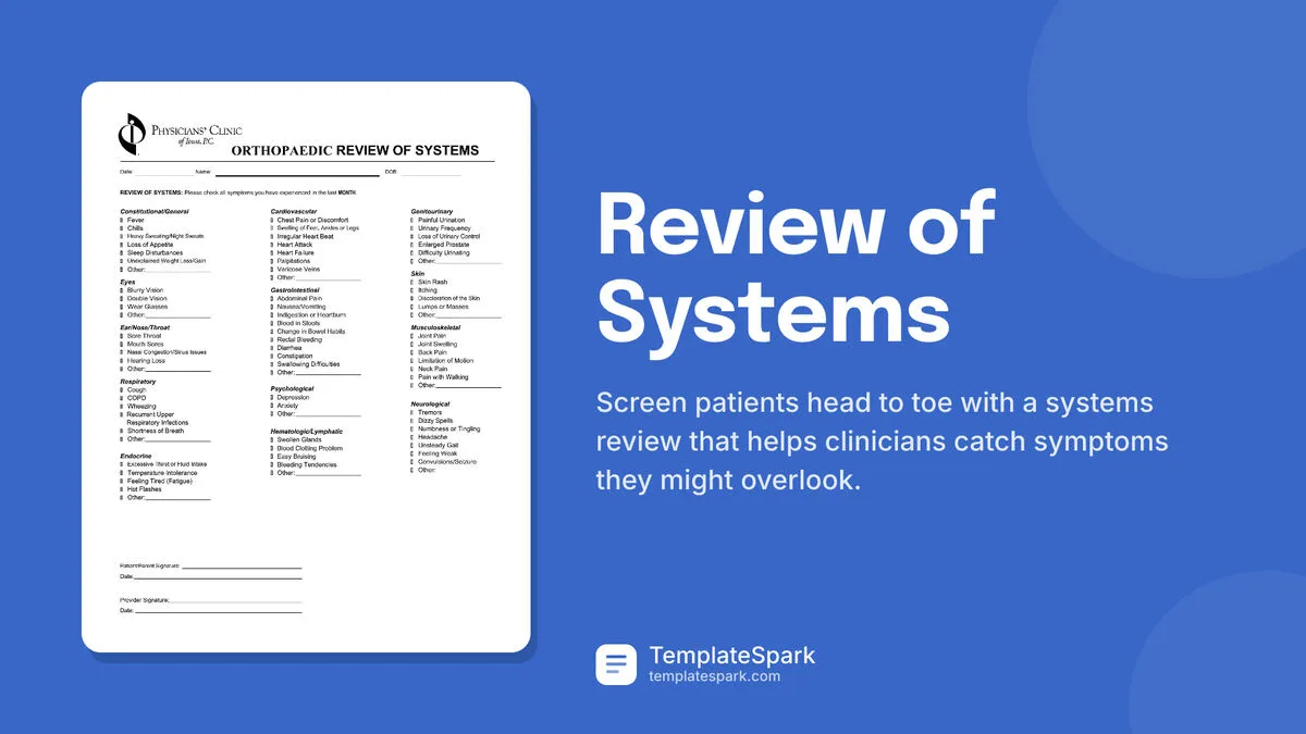 Review of Systems Review of Systems