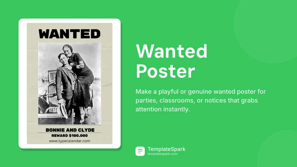 Wanted Poster Wanted Poster