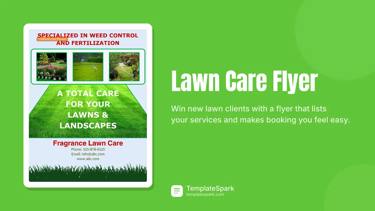 Lawn Care Flyer Lawn Care Flyer