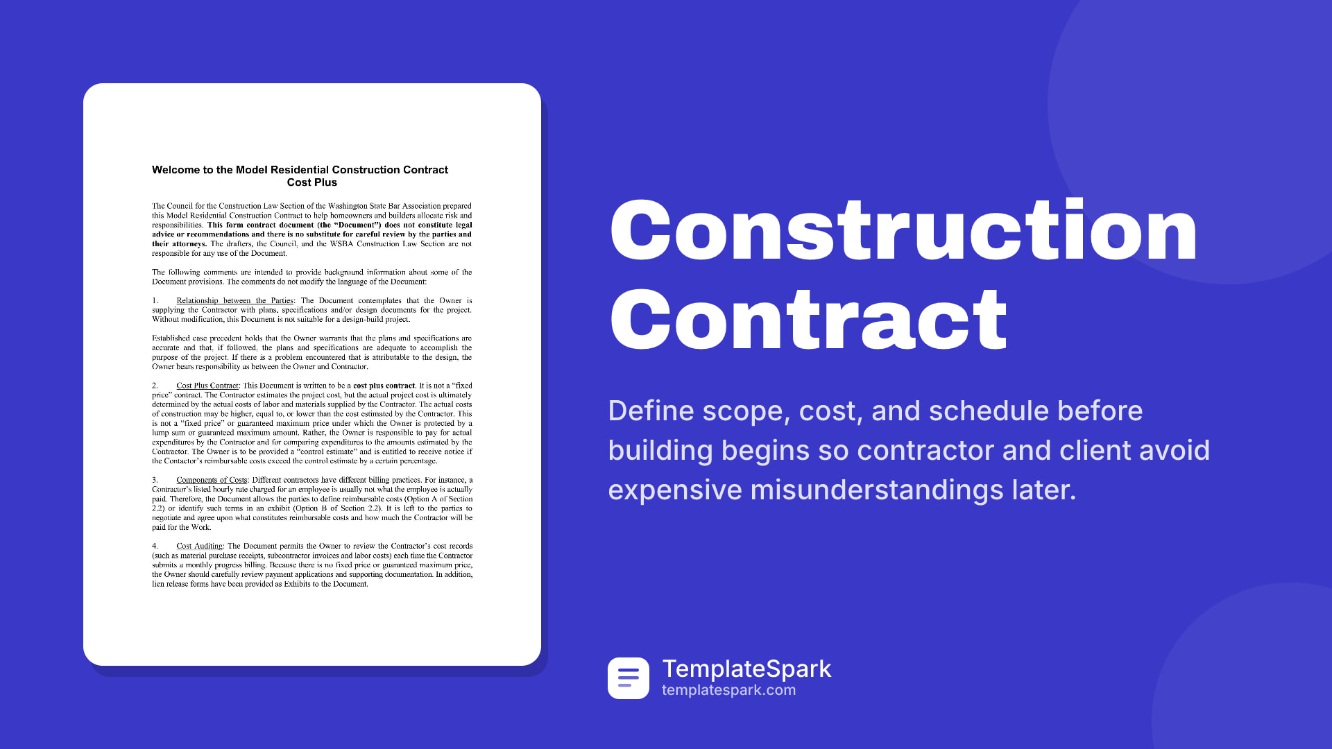 Construction Contract preview