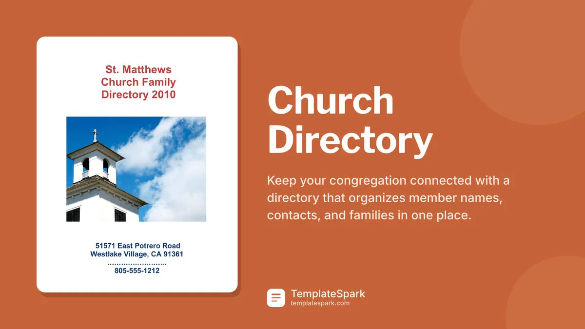 Church Directory Church Directory