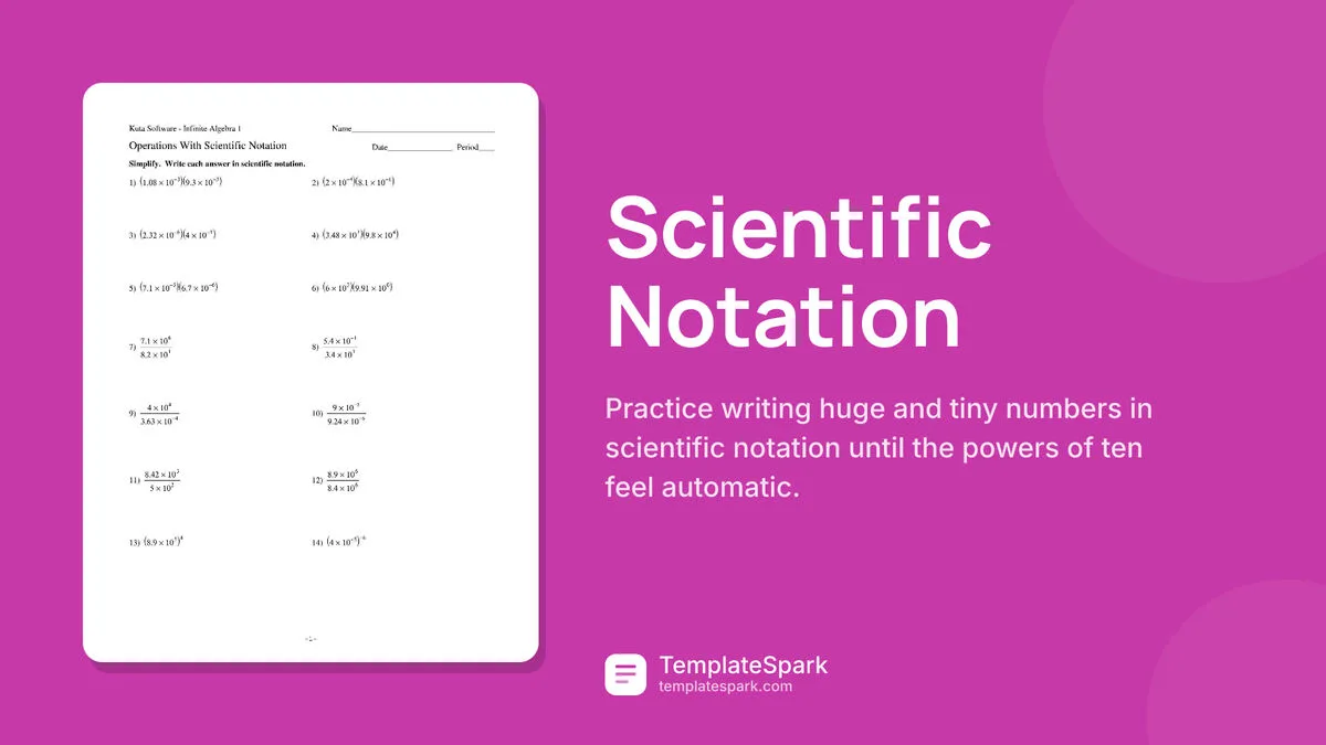 Scientific Notation Scientific Notation