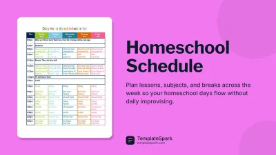 Homeschool Schedule