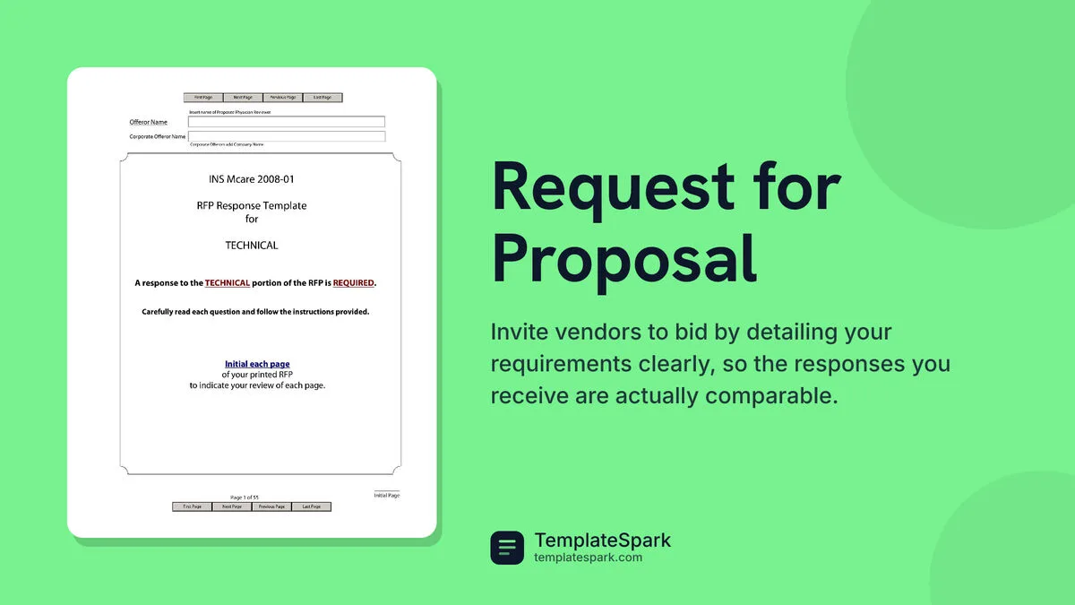Request for Proposal Request for Proposal