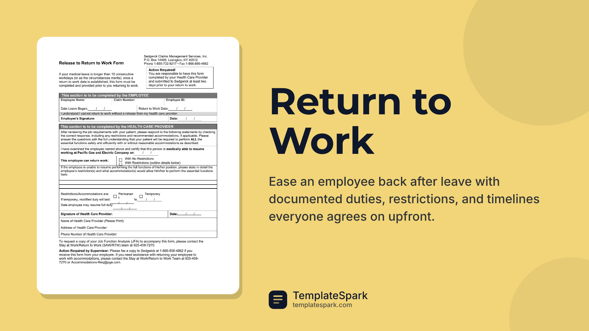 Return to Work
