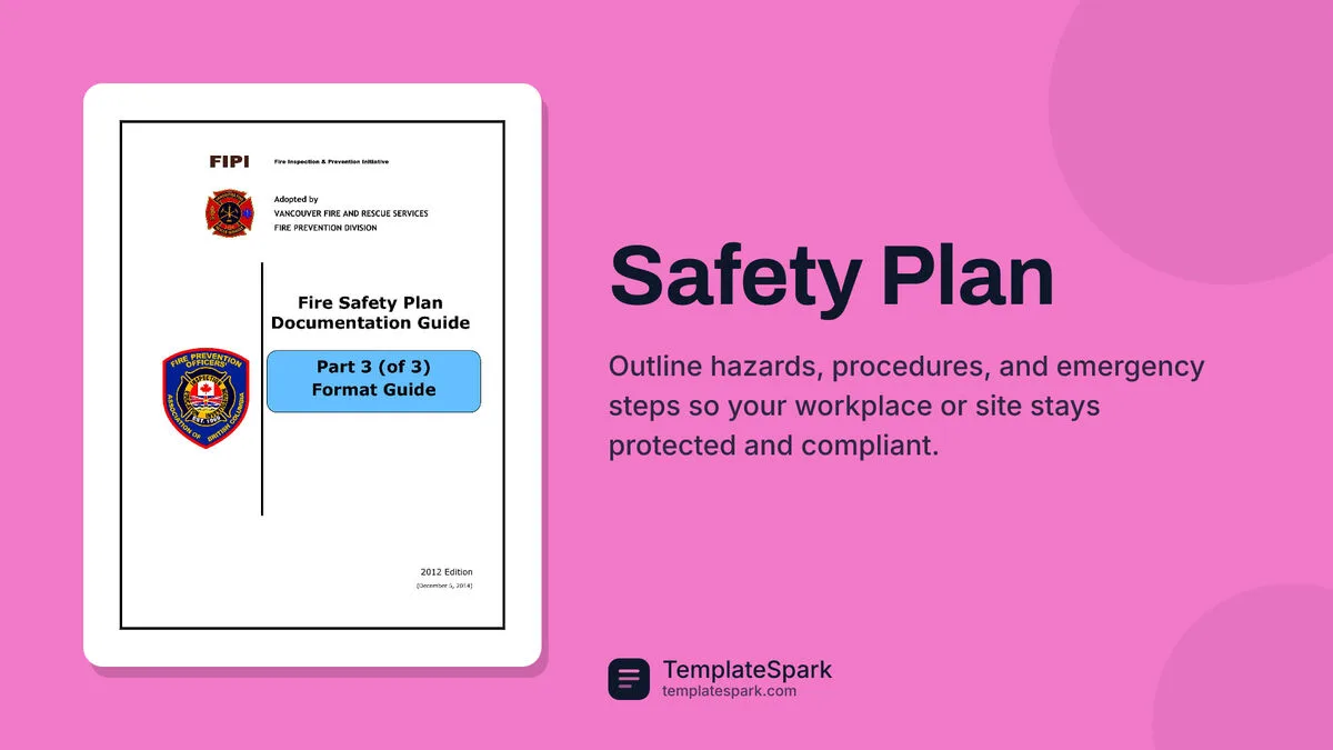 Safety Plan Safety Plan