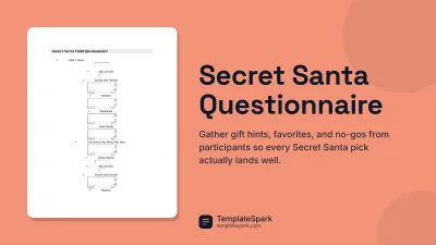 Secret Santa Questionnaire