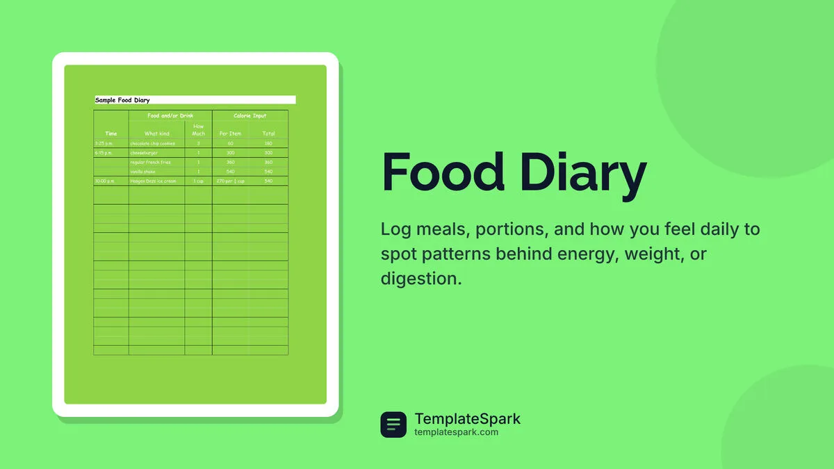 Food Diary Food Diary