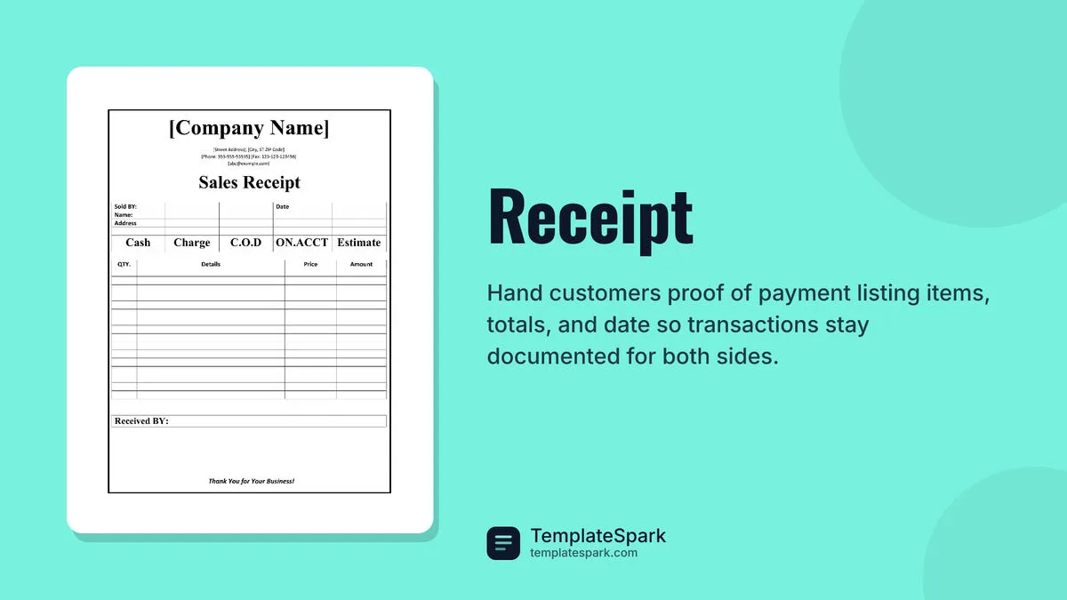 Receipt Receipt