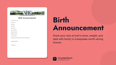 Birth Announcement
