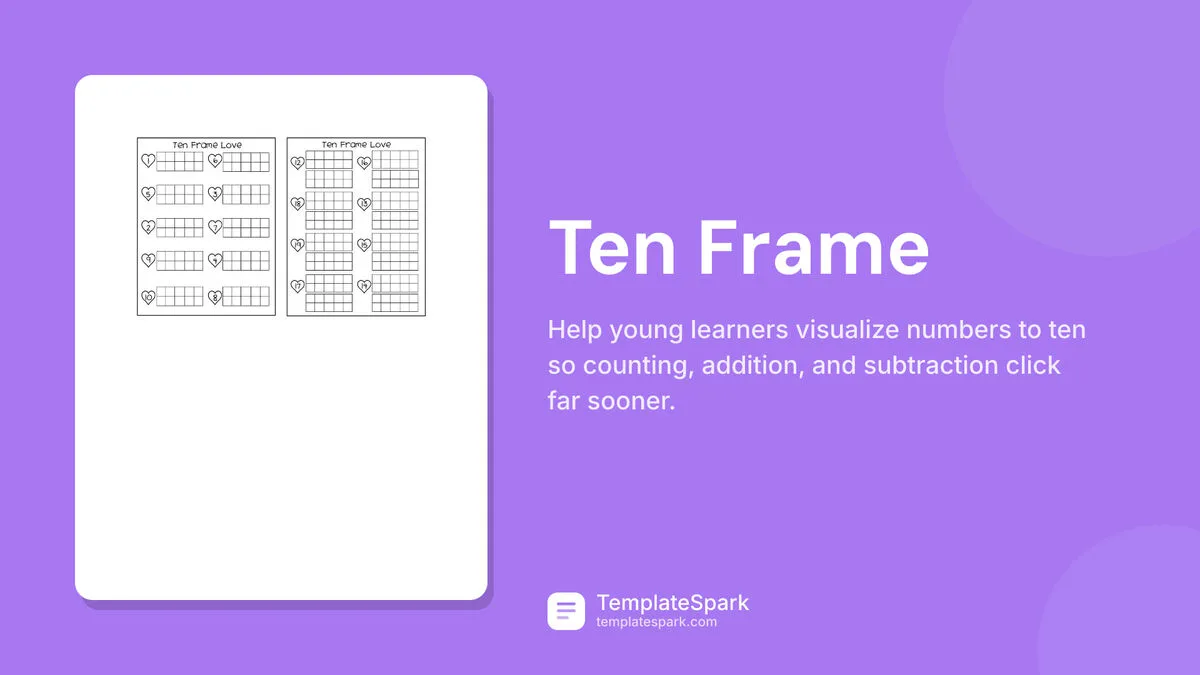 Ten Frame Ten Frame