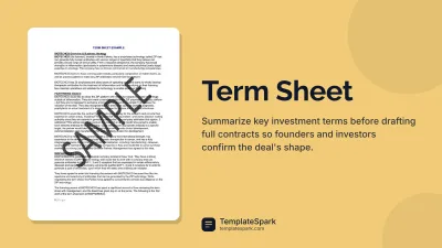 Term Sheet