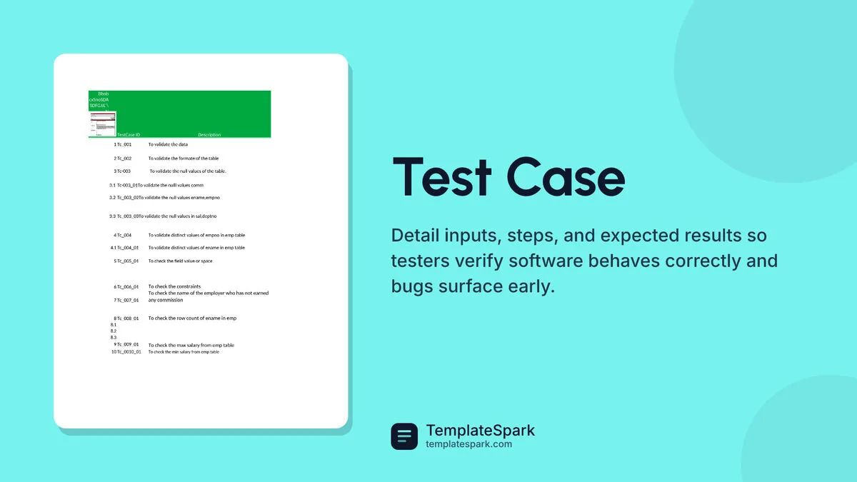 Test Case Test Case