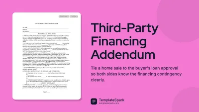 Third-Party Financing Addendum